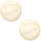 Polaris cabochon 7mm Mosso shiny Silk beige 